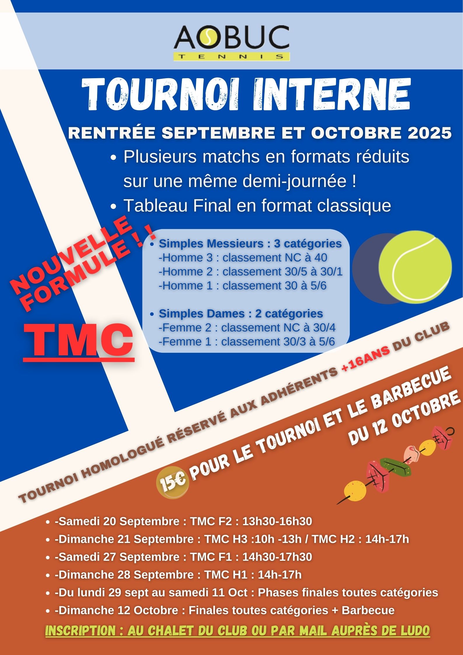Tournoi Interne Adulte (TMC)