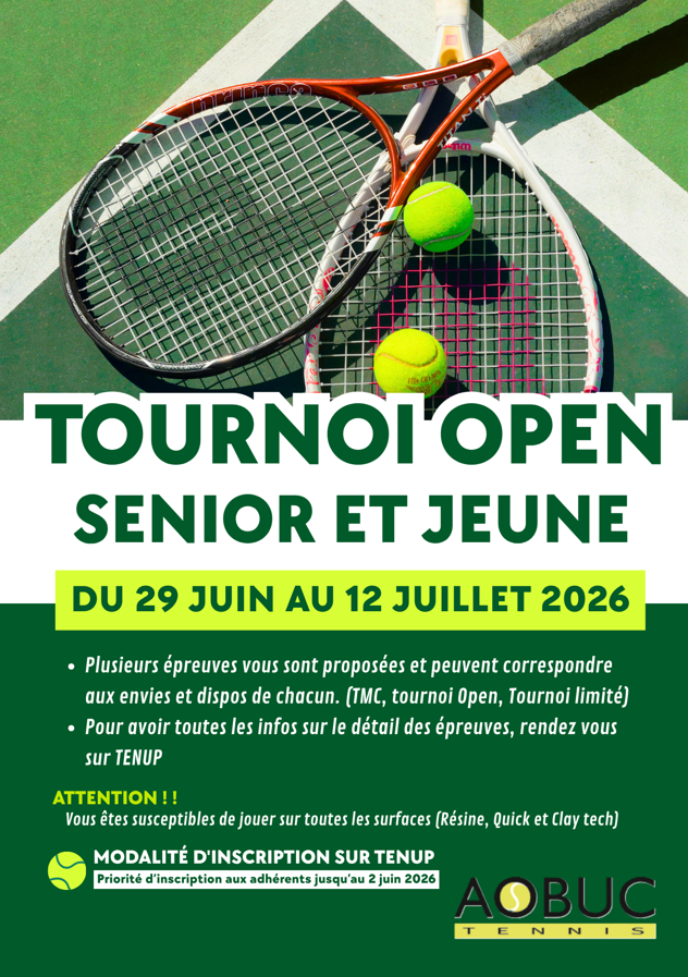 TOURNOI Aobuc Tennis