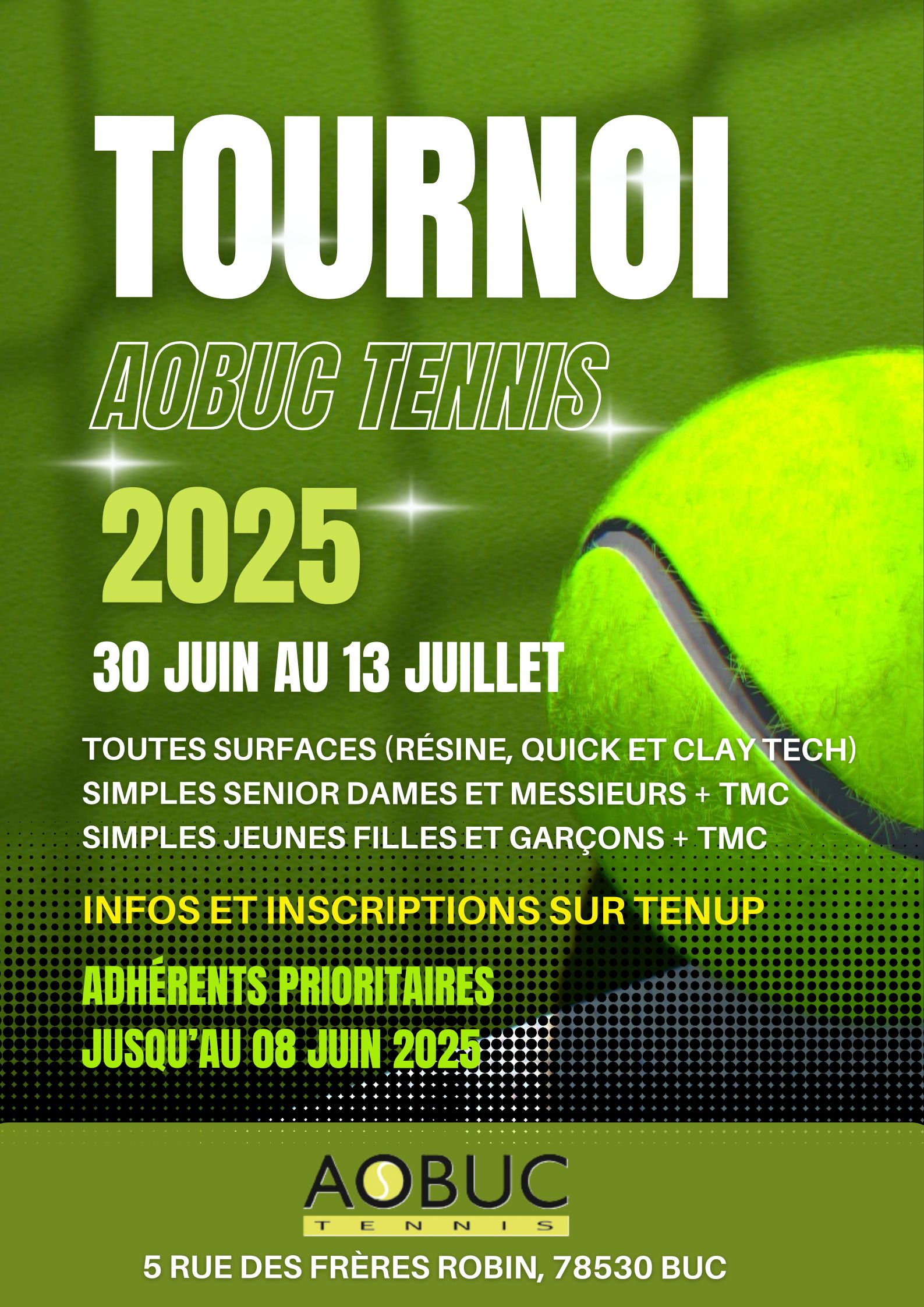 TOURNOI Aobuc Tennis